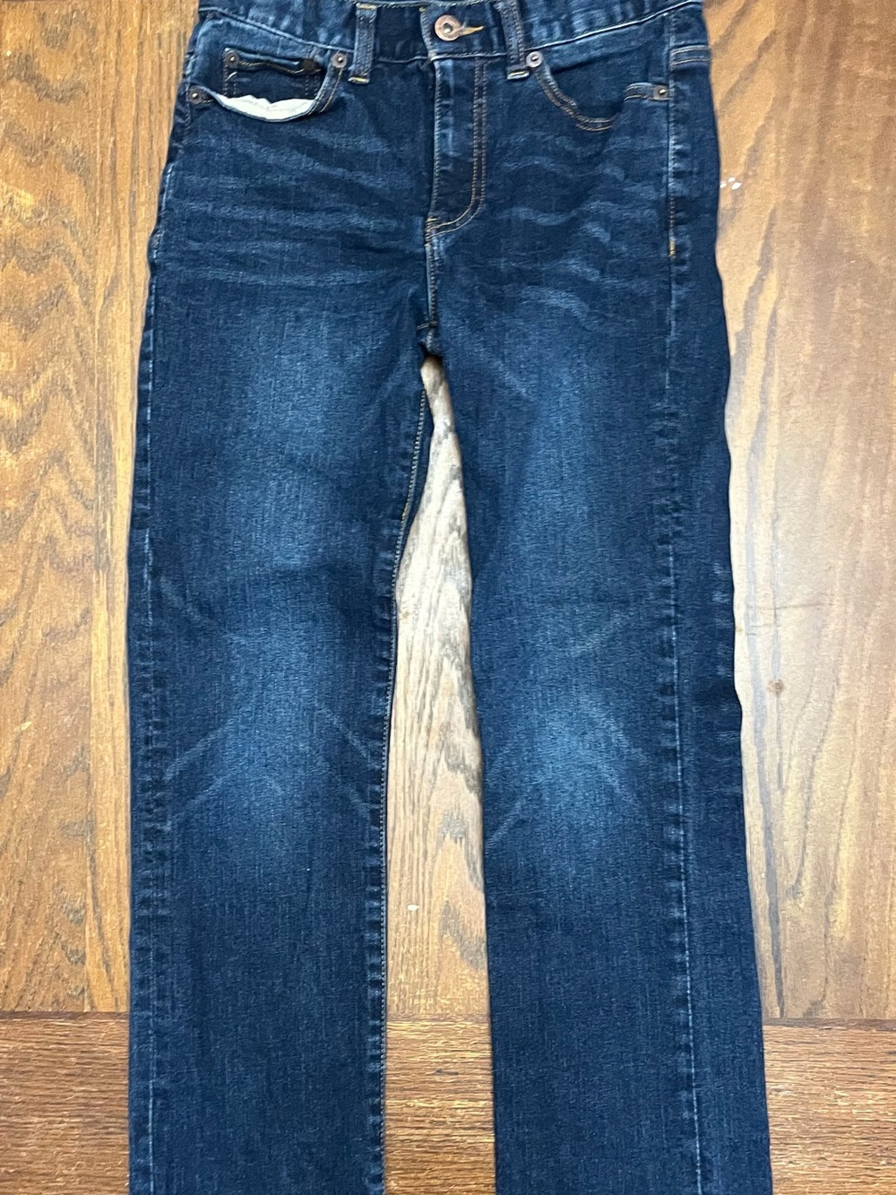 Lucky brand youth straight leg jeans dark wash size 10